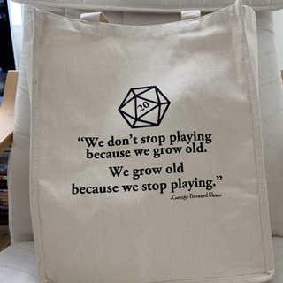 Tote bag: George Bernard Shaw Gamer Philosophy