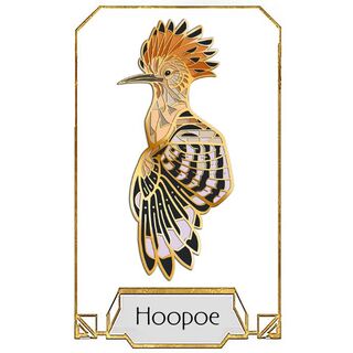 Hoopoe Pin