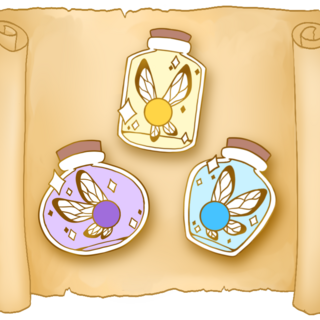 Single Bottled Fey Pin