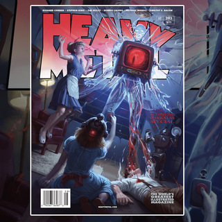 HEAVY METAL #293 A DARKNESS Paglia