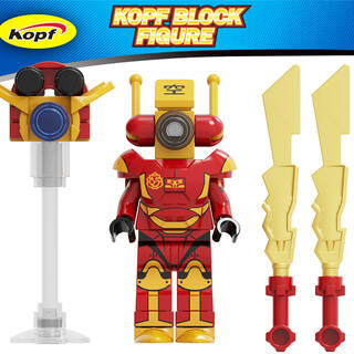 R3D5T4R Block Figure with Romow and Accessories
