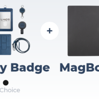 MagEasy Badge+Magboard Set-Navy Blue