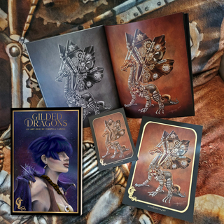 Gilded Dragons Art book - signed 1st Edition