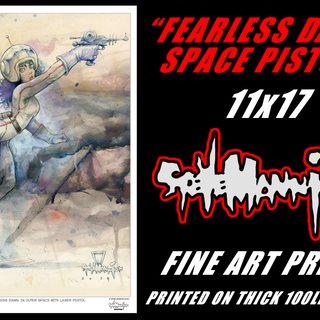 11X17 PRINT Mannion "FD Space Pistol"