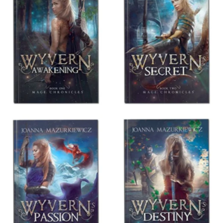 4 Signed Paperbacks of the Mage Chronicles Series