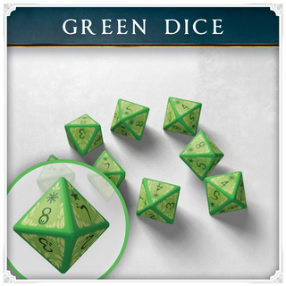 Dice Set - Green