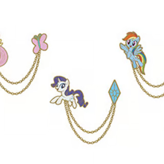 Rainbow Dash & Friends Lapel Pin Set