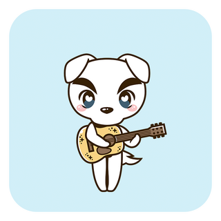 Animal Crossing KK Slider Enamel Pin