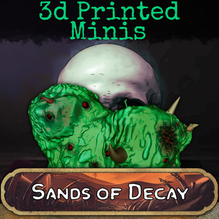 Printed Miniature Bosses - Sands of Decay