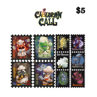 Glitter Stamp-Style Sticker Sheet