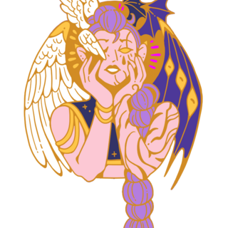 KPop Demon Hunters - Huntrix Angels Pins - Rumi - Gold Variant