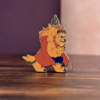 Runaway Beast Rose Pin