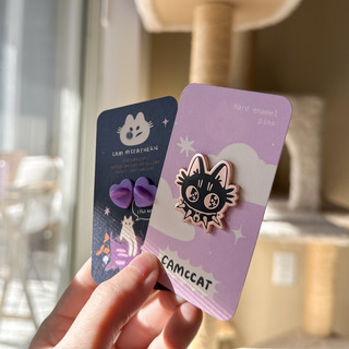 Punk Kitty Enamel Pin