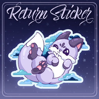 Return Fox Sticker
