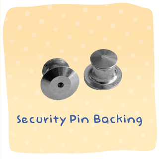 Security Pin Backing