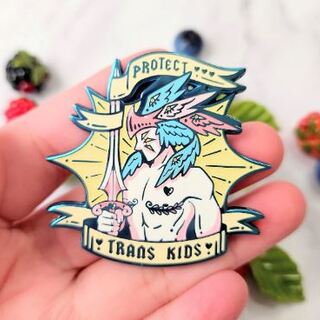 Protect Trans Kids Guardian Angel