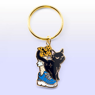 Keychain Purr Purr Rub Rub Ver. A Version RIGHT LEG (American Shorthair Cat)