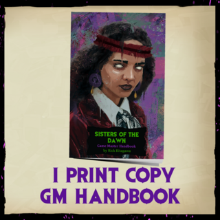 Sisters of the Dawn GM Handbook - print copy