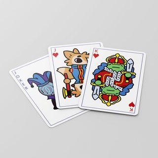 Lonesome Village mini playing cards set (6.3 x 4.2")
