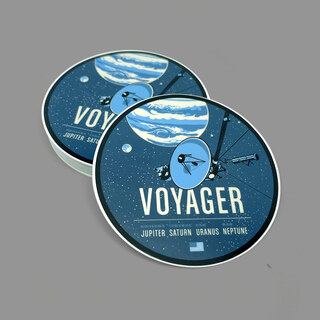 Voyager 3.5" Mission Sticker