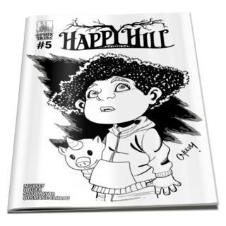 Happy Hill #5C [Inks Only Mulvey Cover]