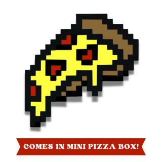 Pixel Pizza Pin