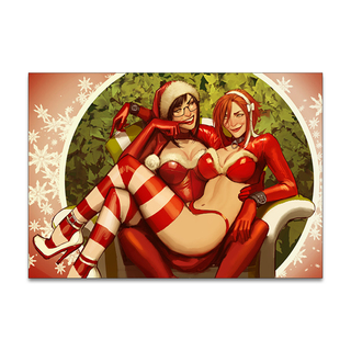 Santa's Lap Giclée Print