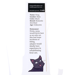 Adopt a Fang Bookmark