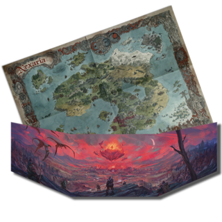 GM Screen and Nexaria world map