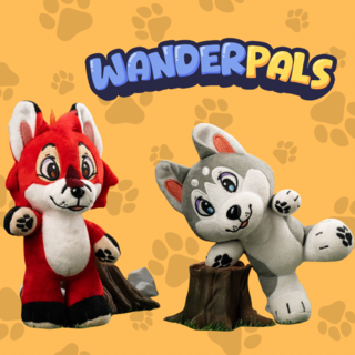 Mystery Wander Pal Plush (Fox or Husky)