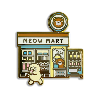 Meow Mart Convenience Store B Grade Pin