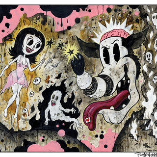 MOLLY AND THE MAGIC WAND 12X16 PRINT by Frank Forte