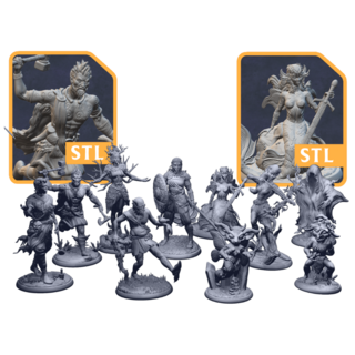 Digital - Avallen Fae & Faeseeker STLs