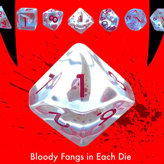 Bloody Fang Dice Set