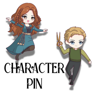 Chibi Character Pin