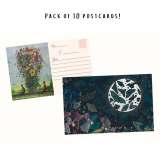 Postcards (10 pack with foil accents)