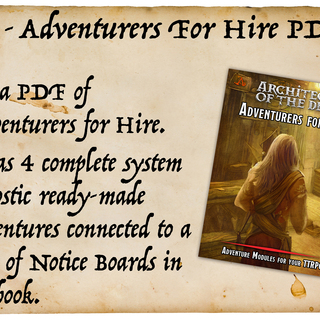 Adventurers for Hire PDF