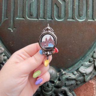 Haunted Mansion Silhouette Pin