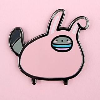 Bunny Poe Pin