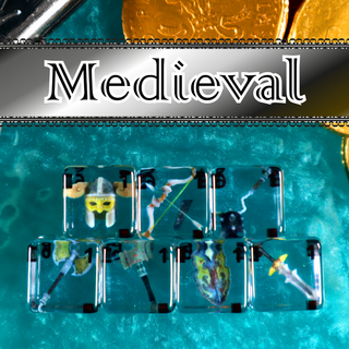 Large (19mm) D6 Dice Set - Medieval