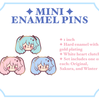 ✦ Mini Enamel Pin Set ✦