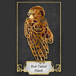 Red-Tailed Hawk Pin