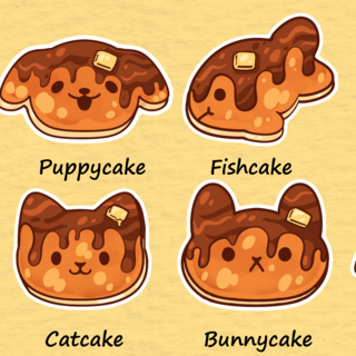 Pancake Stickers