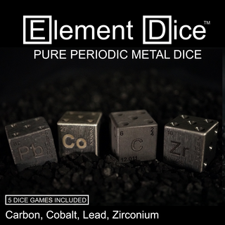 Element Dice 4 B (Carbon, Cobalt, Lead, Zirconium)