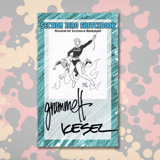SECTION ZERO Sketchbook: Bookplate