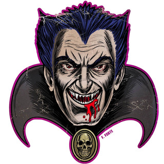 FrankenHorrors Dracula Sticker