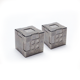 Two (2) Cubble Dice made of TUNGSTEN