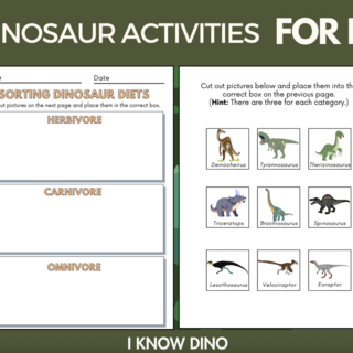 Dinosaur Activities (Printables)
