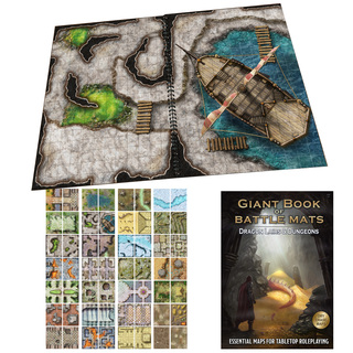 Dragon Lairs and Dungeons Giant Book of Battle Mats