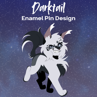 Darktail Enamel Pin